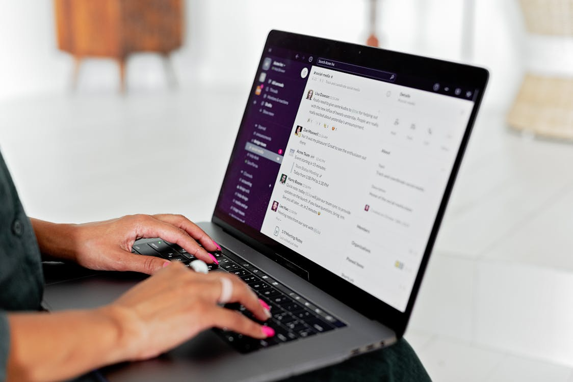 Person using an online chat platform illustrating why hyper-specific online communities are growing.